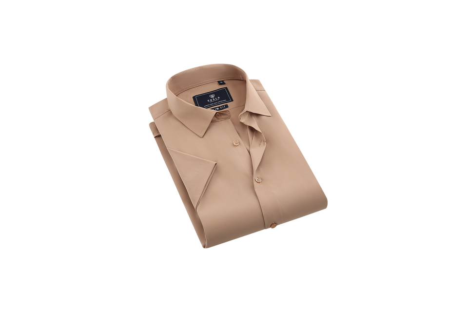CHEMISE MANCHE COURTE NATURAL