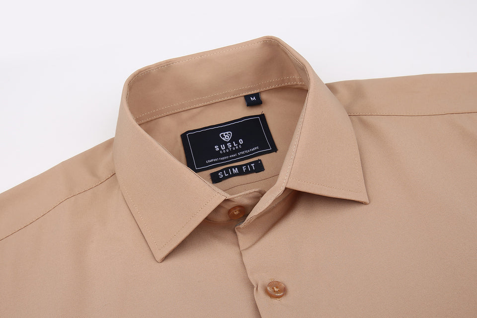 CHEMISE MANCHE COURTE NATURAL