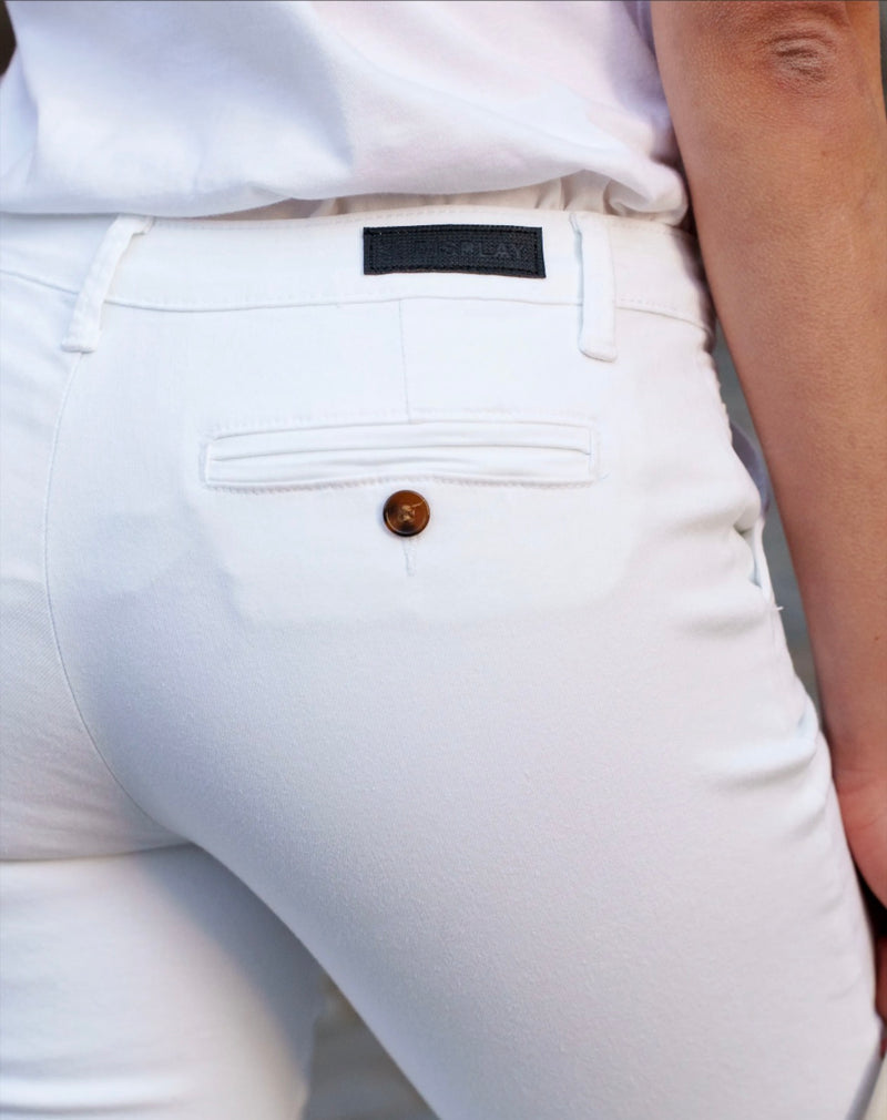 Pantalon Chino Blanc