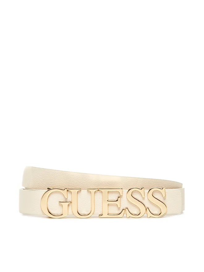 CEINTURE GUESS INSCRIPTION LOGO
