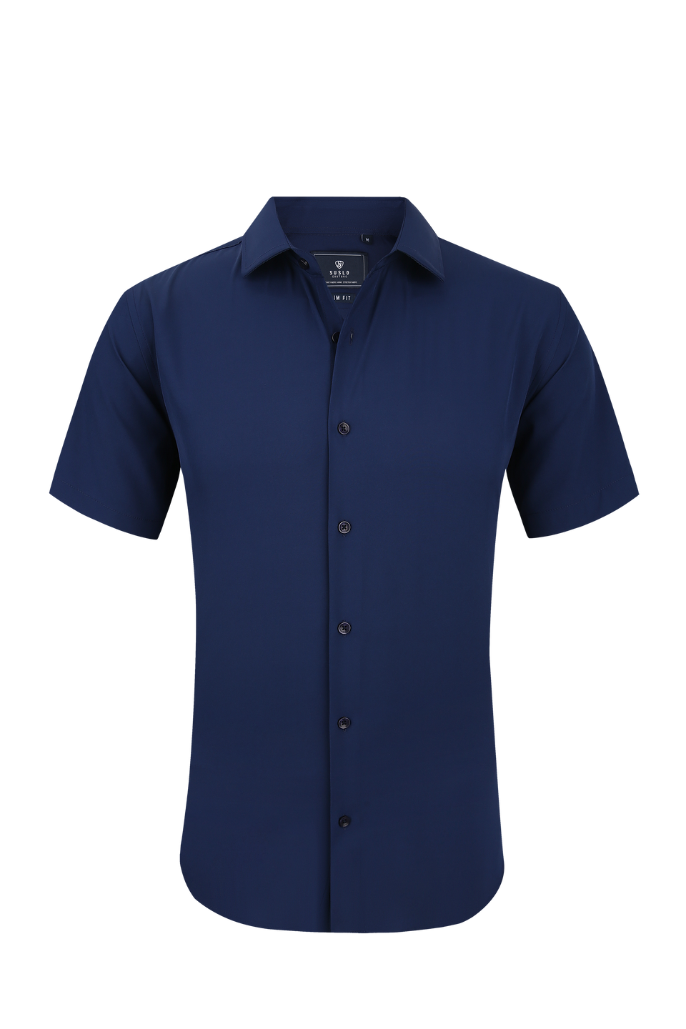CHEMISE MANCHE COURTE MARINE