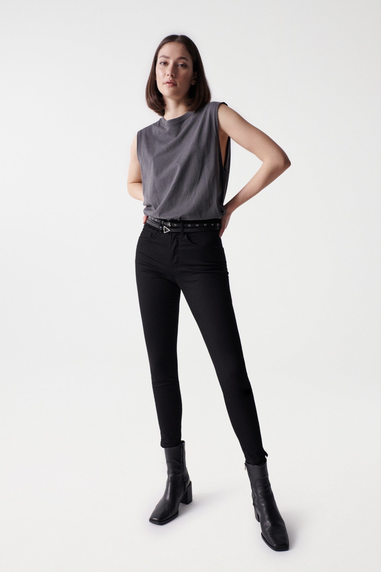 JEAN FAITH PUSH IN CROPPED SKINNY 21001300000