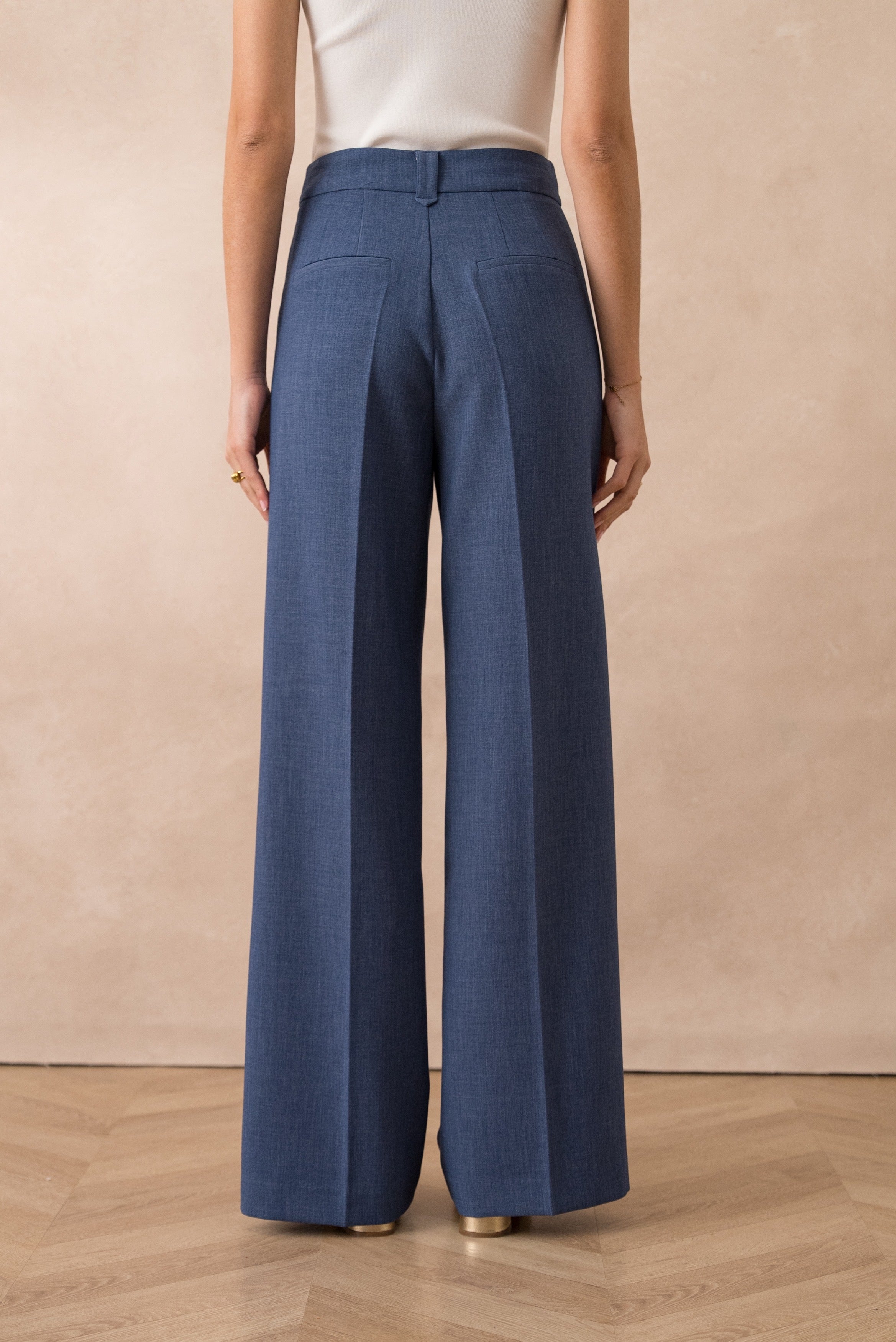 Pantalon large Denim