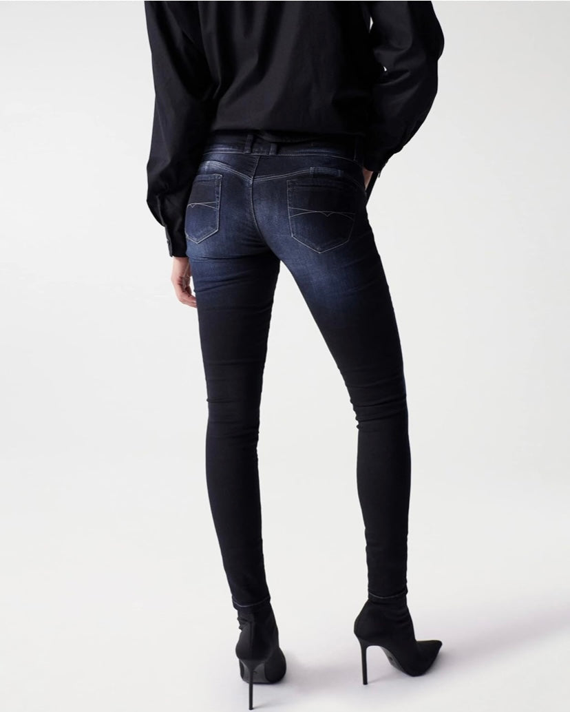 JEANS MYSTERY PUSH UP PREMIUM BLUE BLACK 123889
