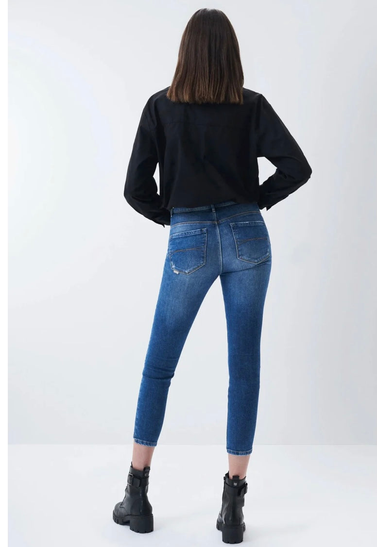 JEAN FAITH PUSH IN CROPPED SKINNY 125975