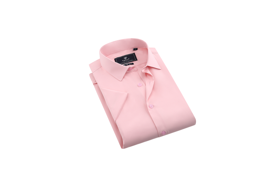 CHEMISE MANCHE COURTE ROSE