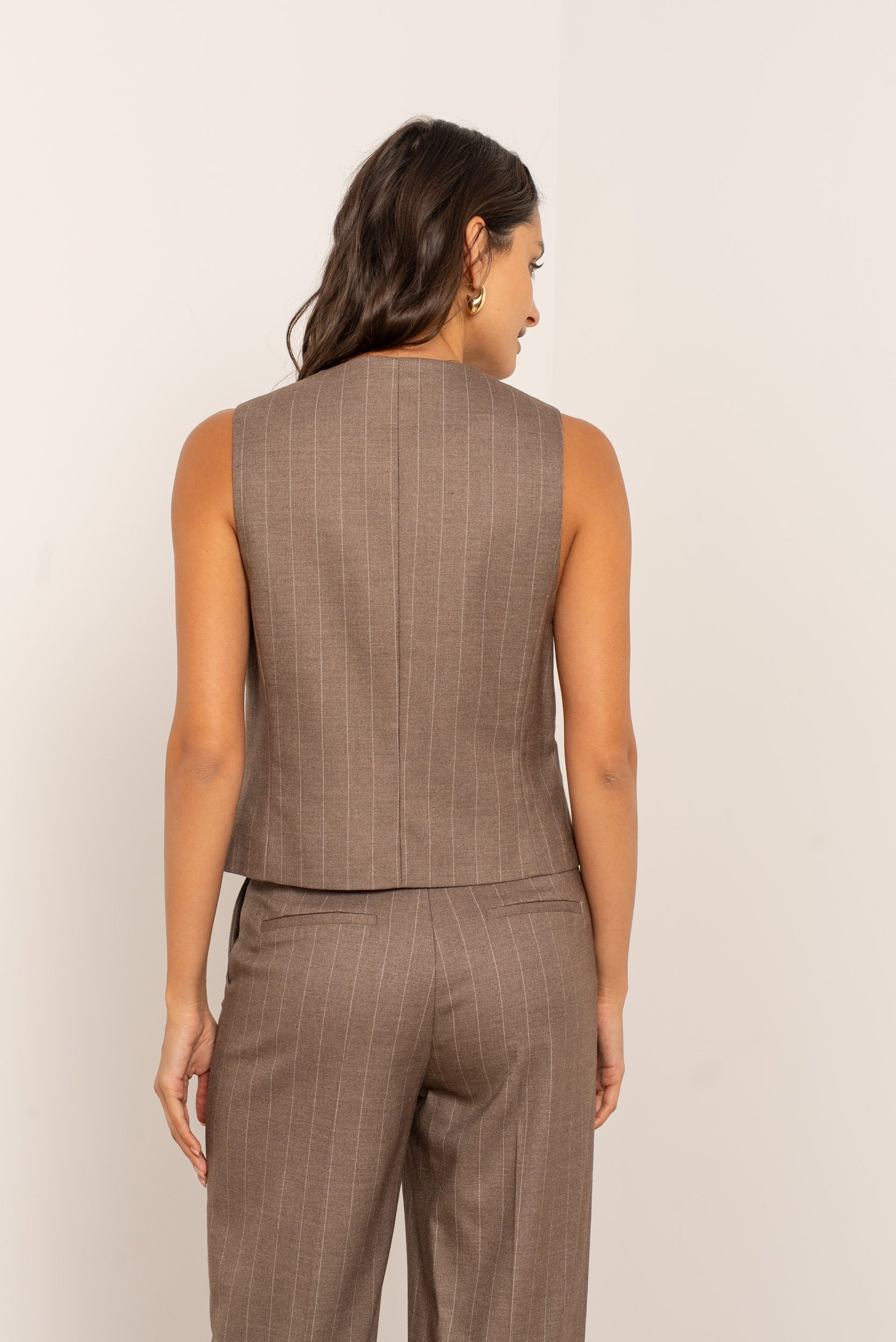Ensemble Gilet + Pantalon Taupe