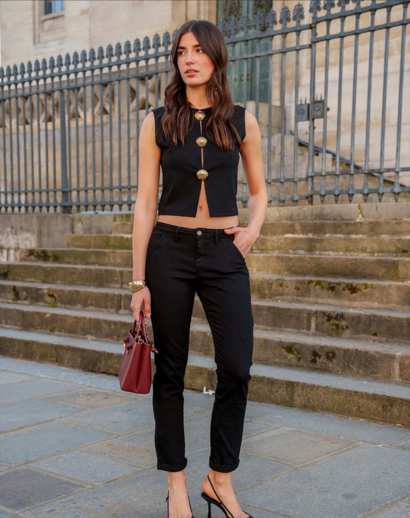 Pantalon Chino Noir