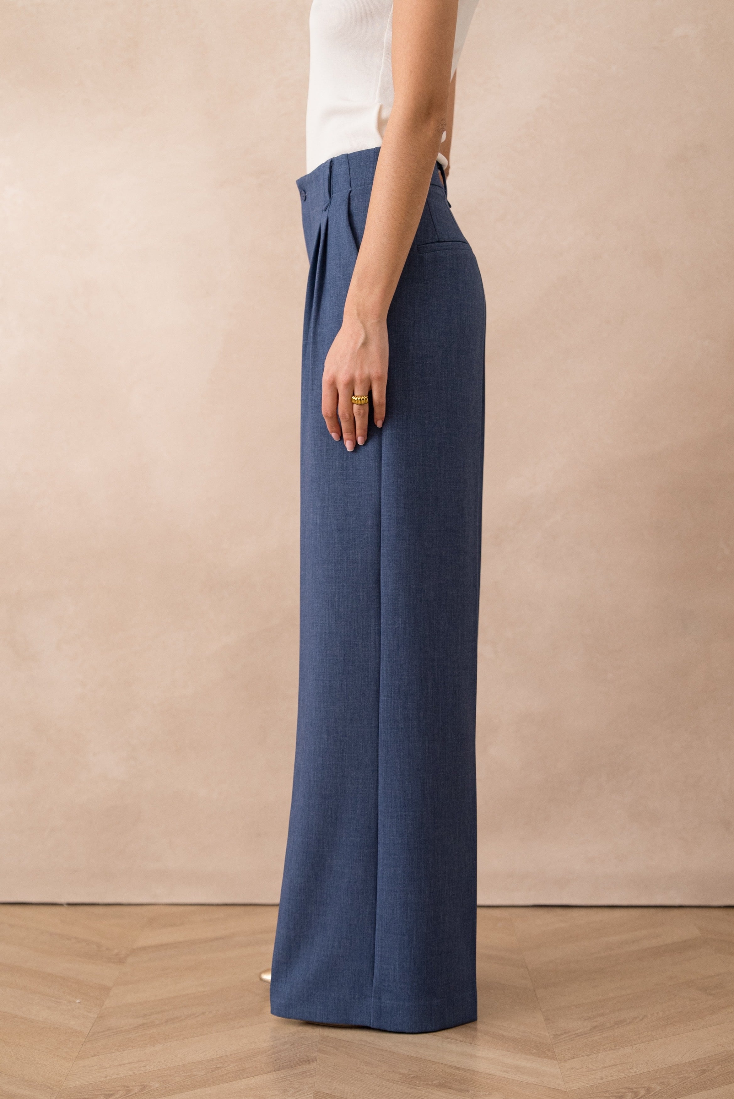 Pantalon large Denim