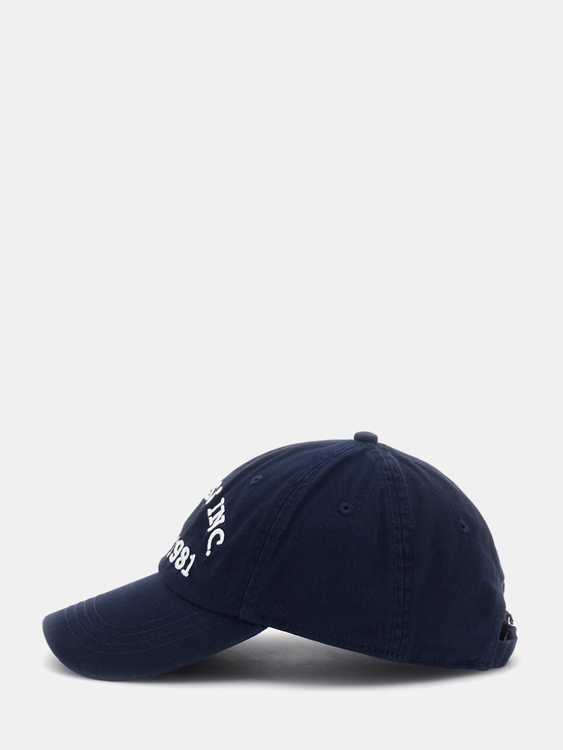 CASQUETTE INSCRIPTION LOGO MARINE