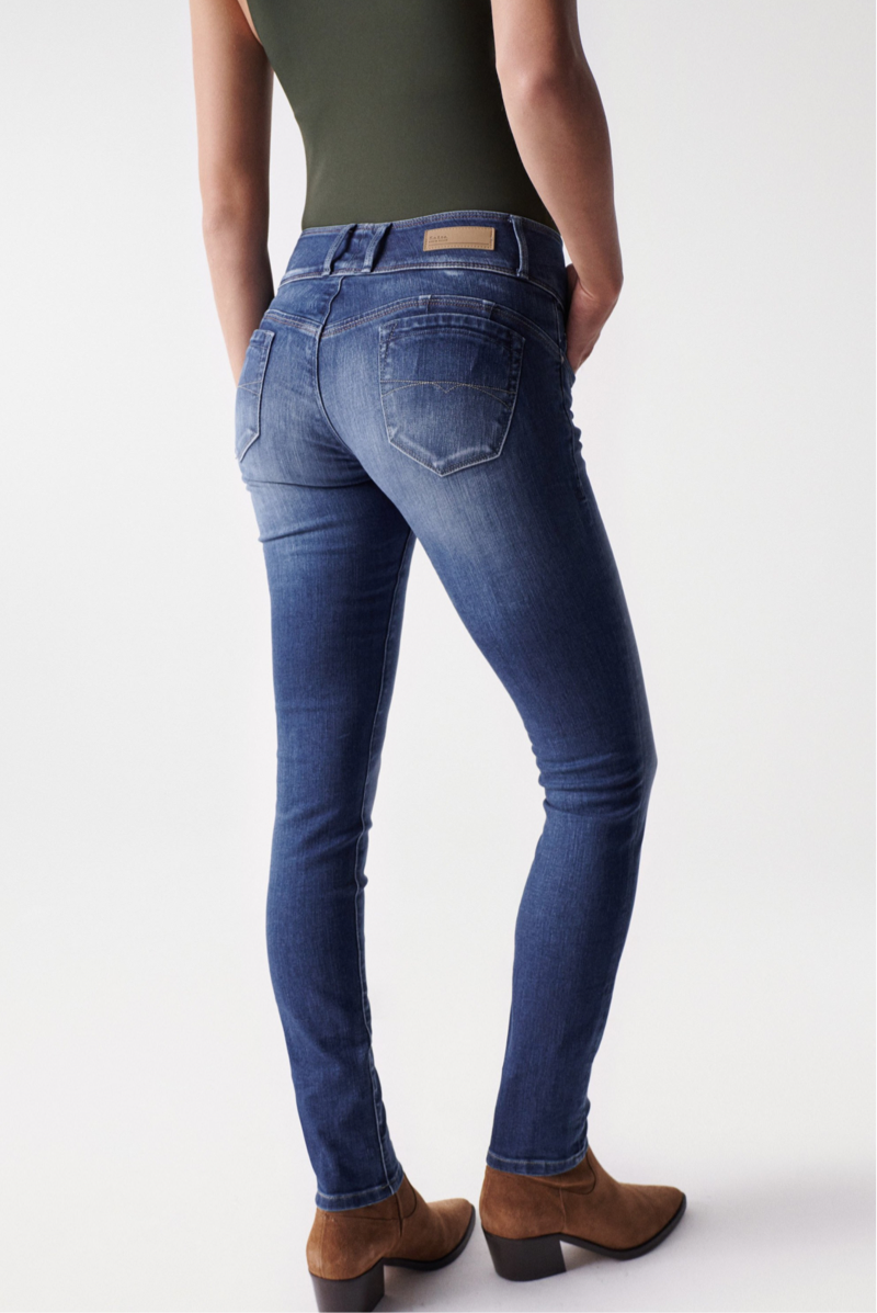 JEANS MYSTERY PUSH UP BLEU SKINNY 119088