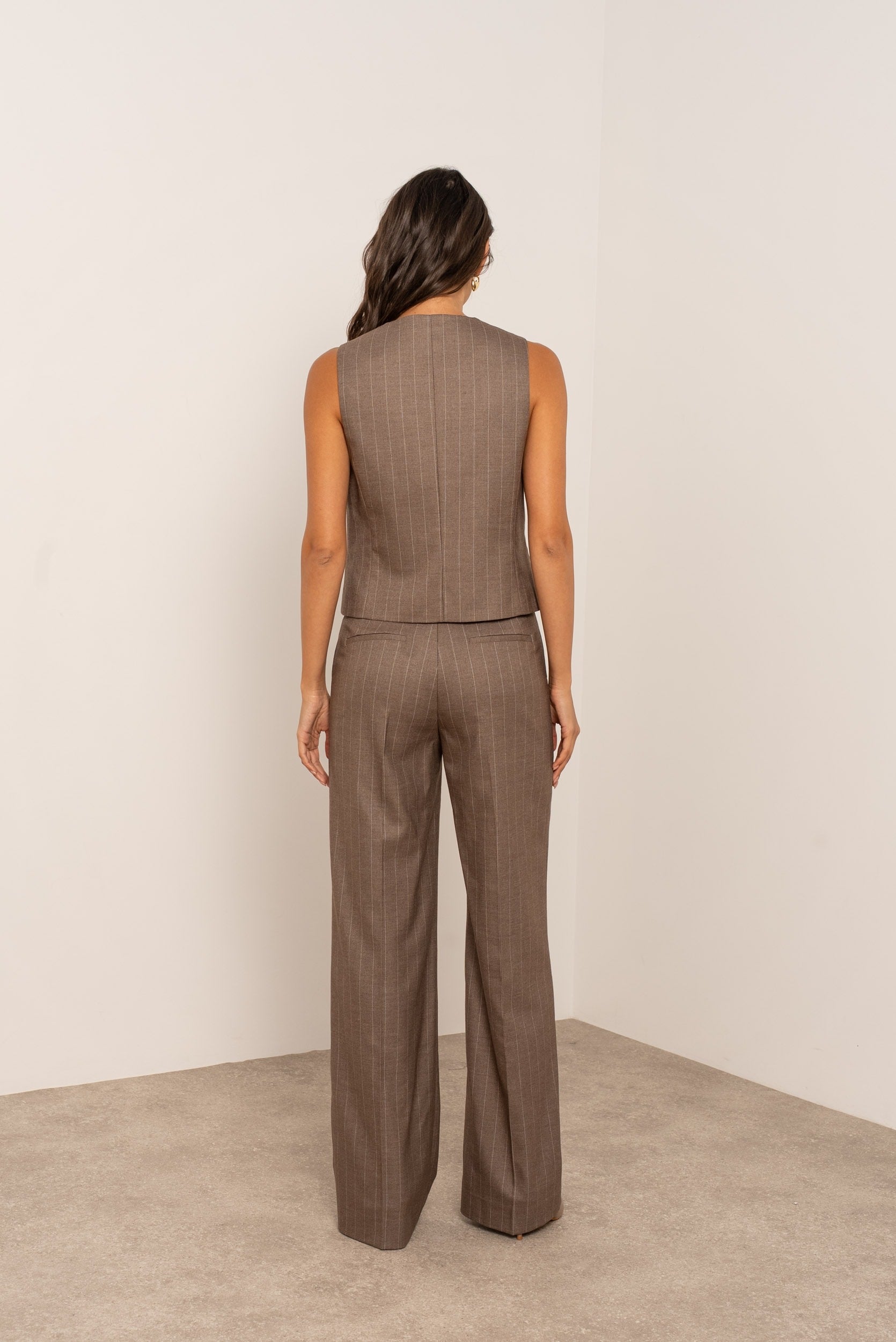 Ensemble Gilet + Pantalon Taupe