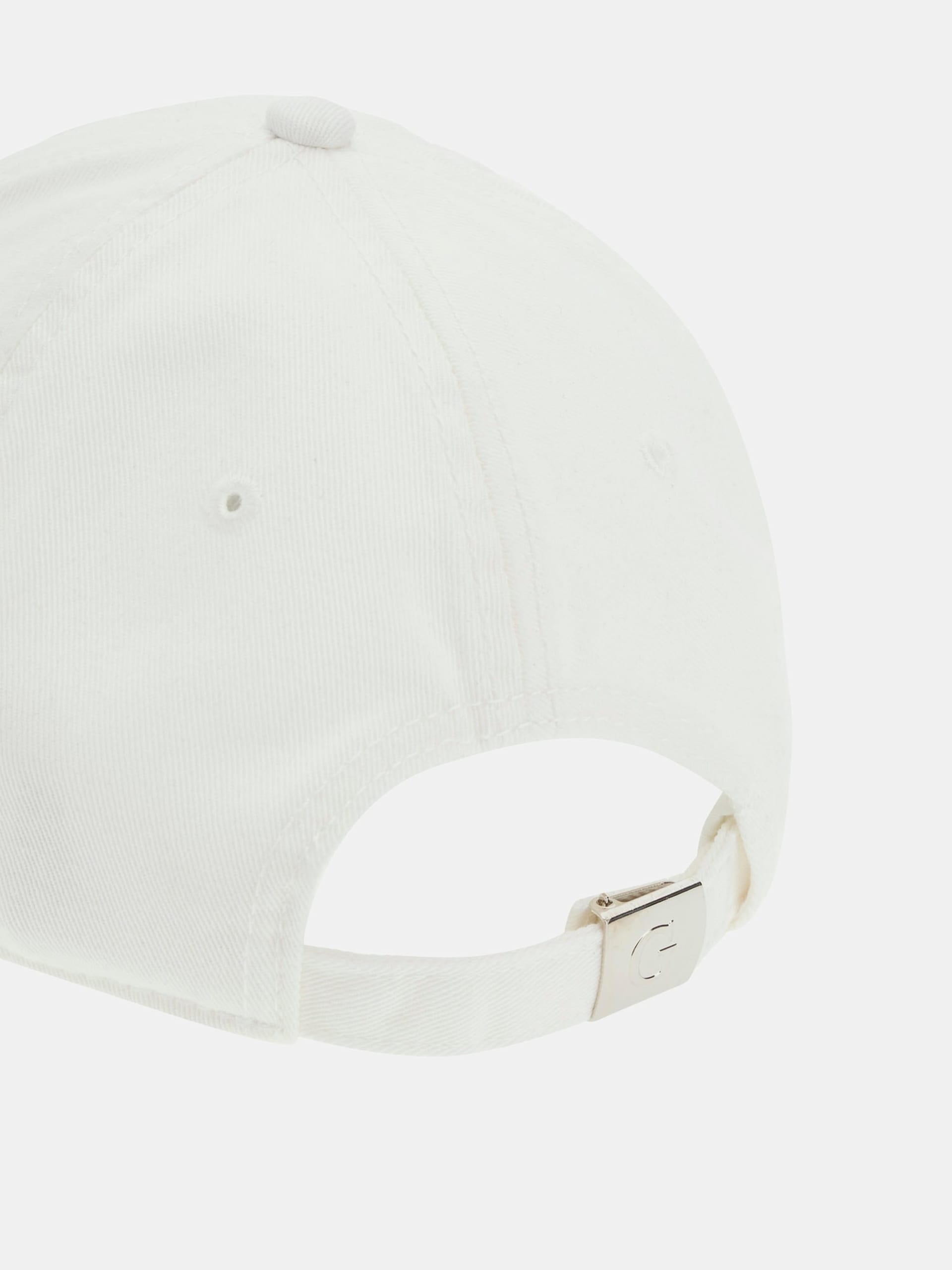 CASQUETTE INSCRIPTION LOGO BLANC