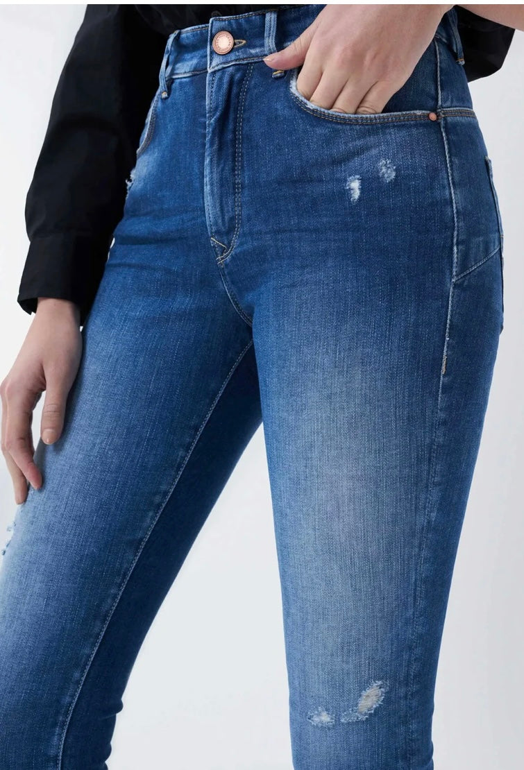 JEAN FAITH PUSH IN CROPPED SKINNY 125975