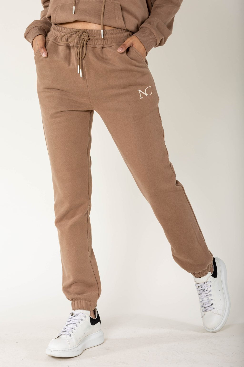 ENSEMBLE JOGGING 2 PIÈCES COULEUR TAUPE