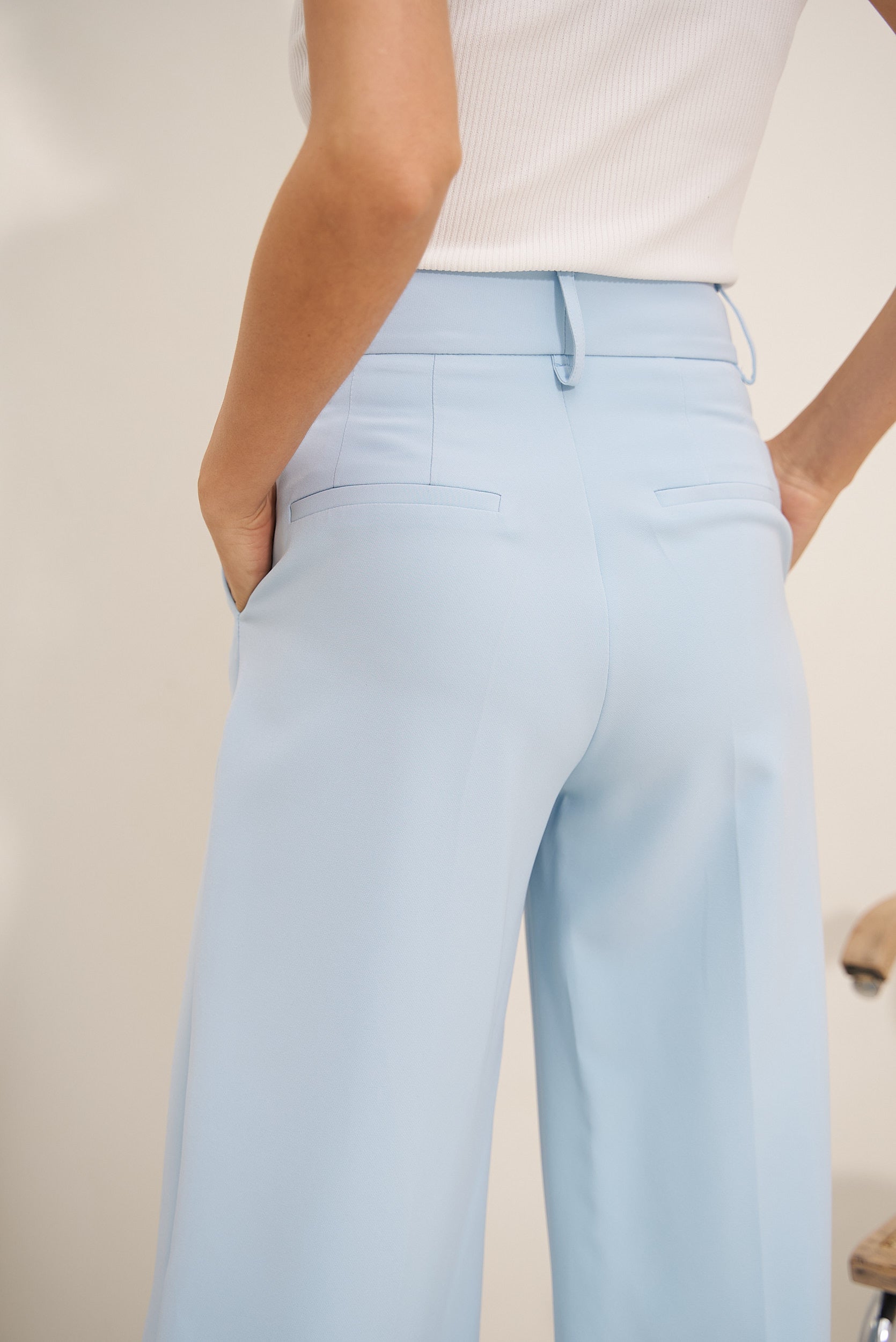 Pantalon large Light Blue