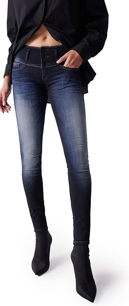 JEANS MYSTERY PUSH UP PREMIUM BLUE BLACK 123889