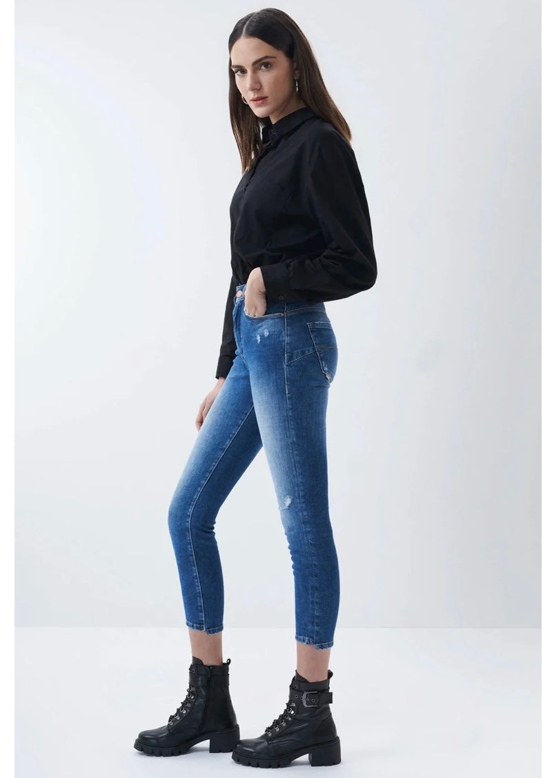 JEAN FAITH PUSH IN CROPPED SKINNY 125975