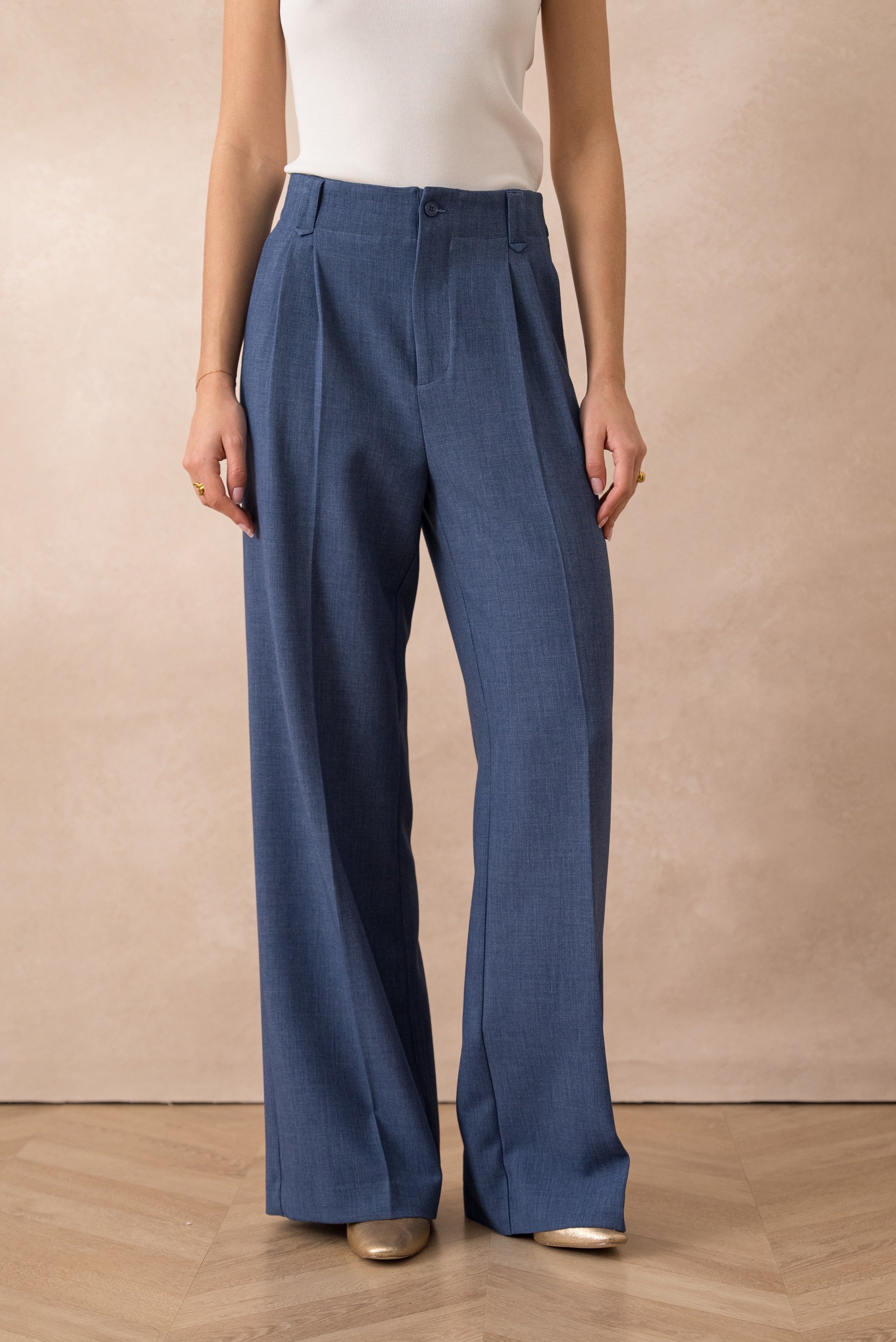 Pantalon large Denim