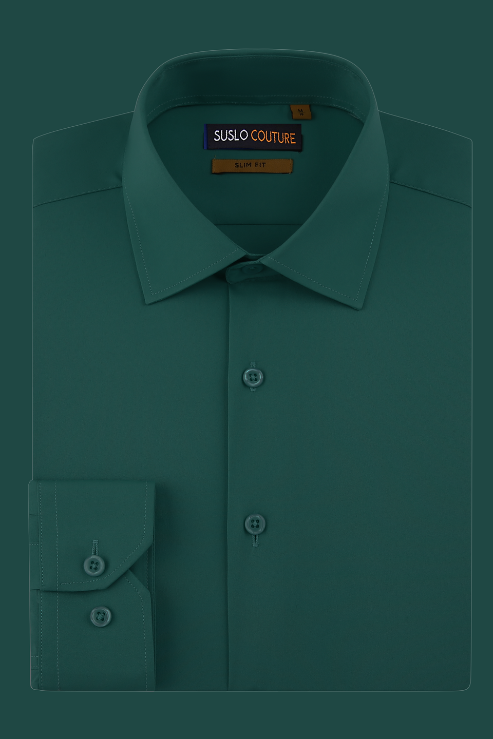 CHEMISE MANCHE LONGUE HUNTER GREEN