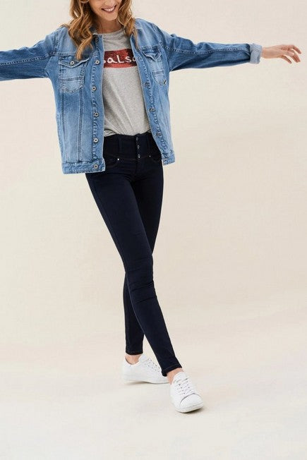 JEANS MYSTERY PUSH UP BLEU FONCÉ 115777