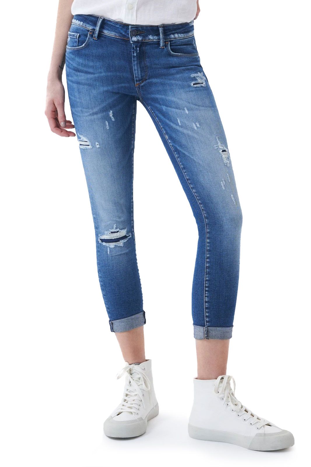 JEAN PUSH WONDER SKINNY DESTROY 126008