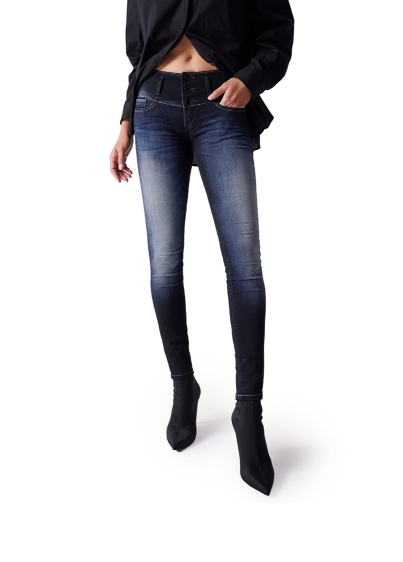 JEANS MYSTERY PUSH UP PREMIUM BLUE BLACK 123889