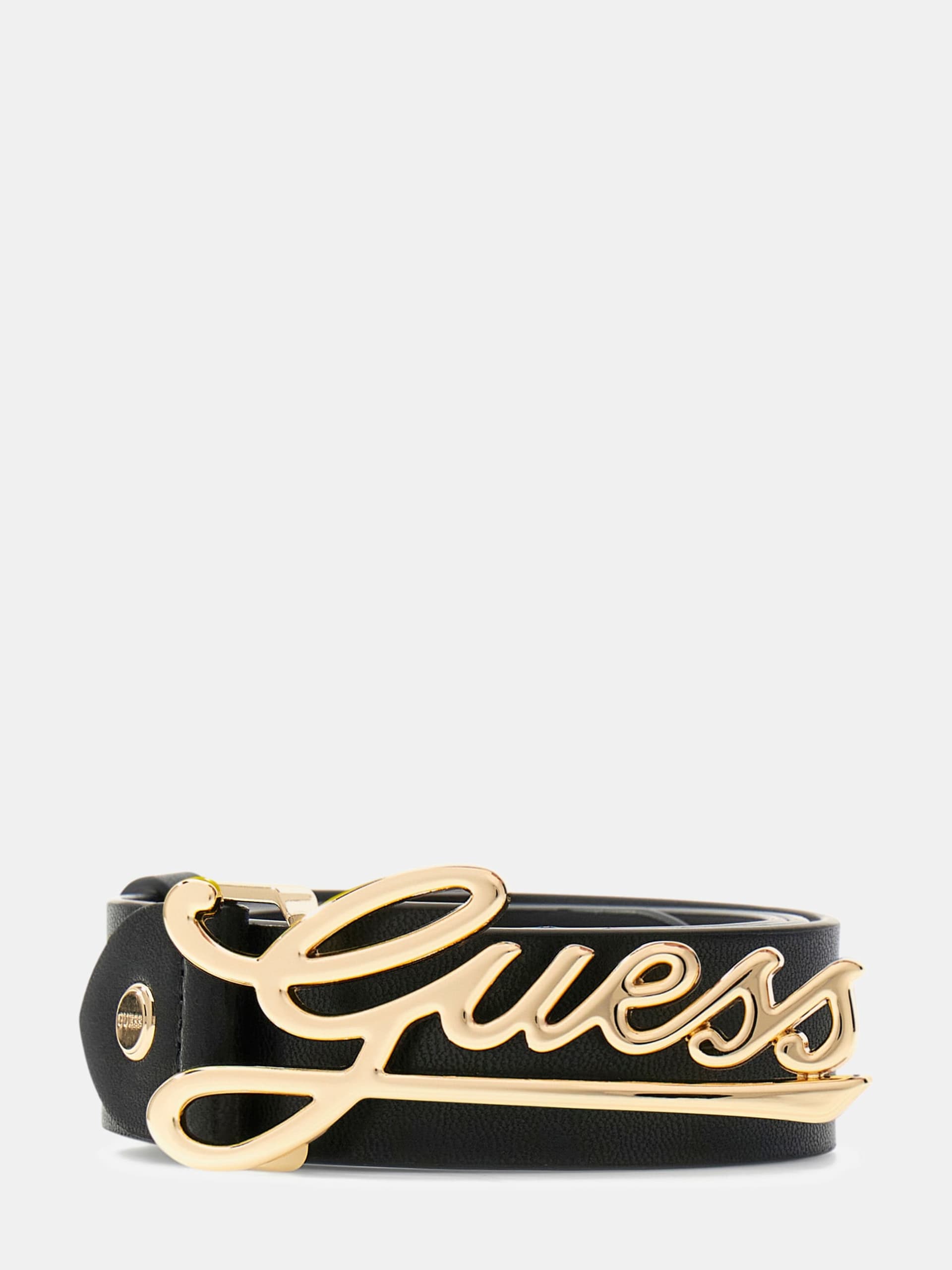 CEINTURE GUESS INSCRIPTION LOGO