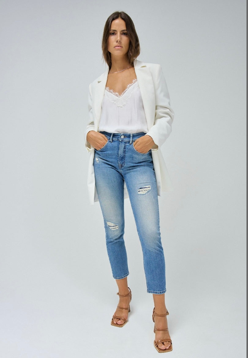 JEAN FAITH PUSH IN CROPPED SLIM 21008766853