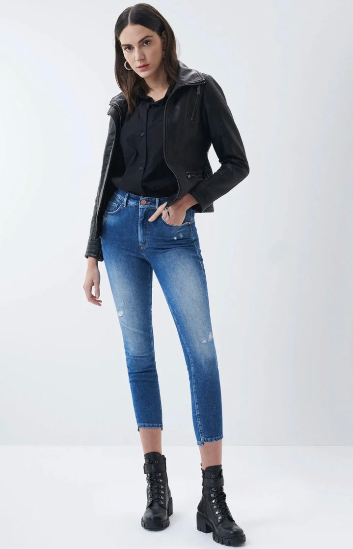 JEAN FAITH PUSH IN CROPPED SKINNY 125975