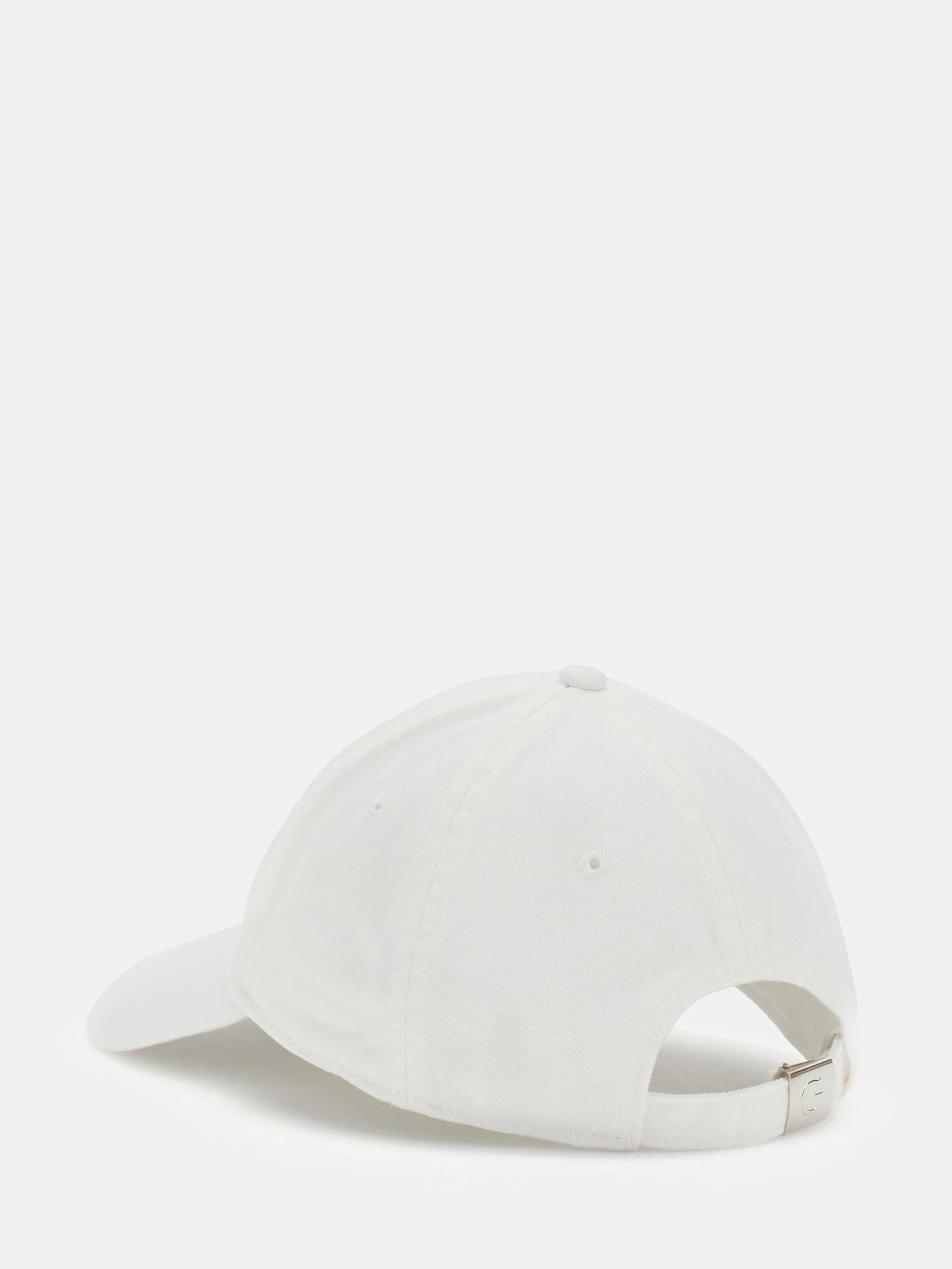 CASQUETTE INSCRIPTION LOGO BLANC