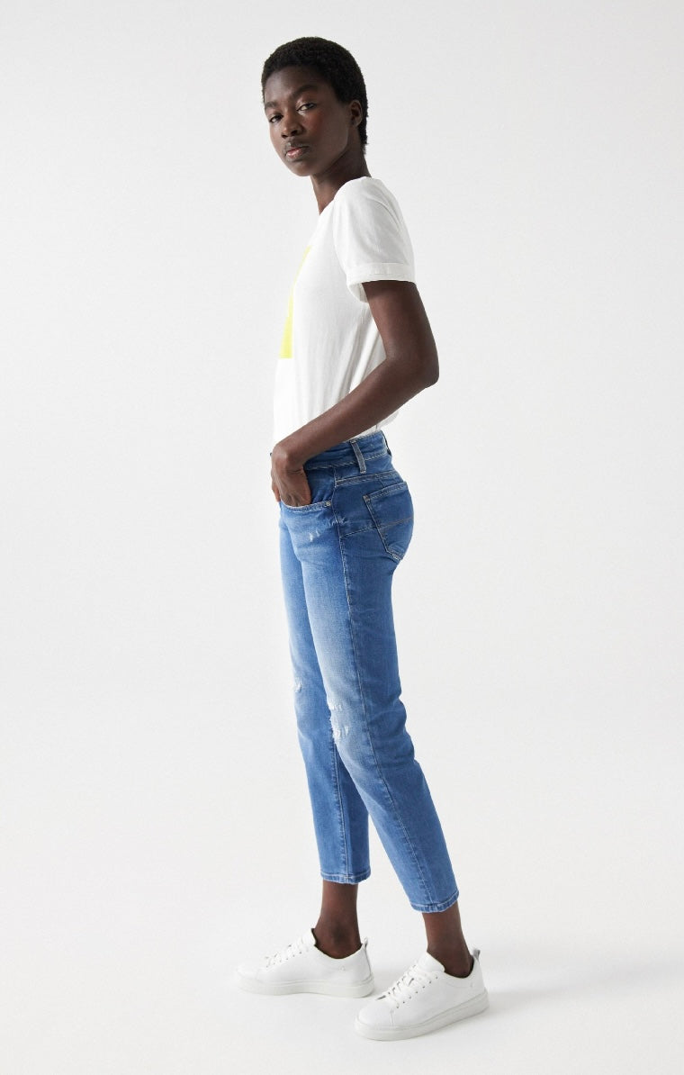 JEAN WONDER PUSH UP CROPPED SLIM  21007189853