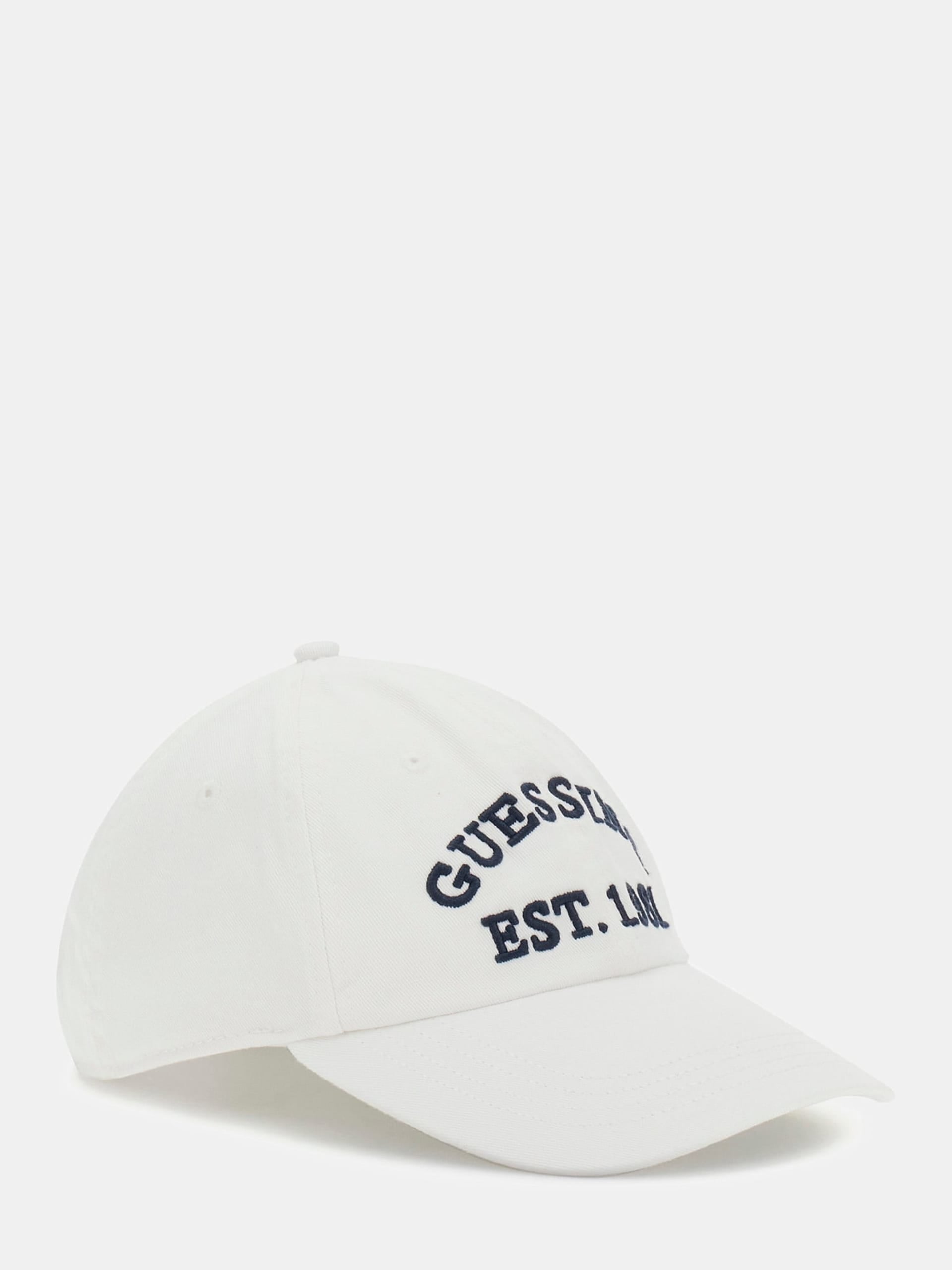 CASQUETTE INSCRIPTION LOGO BLANC